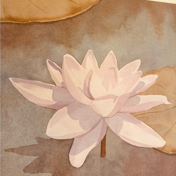 VTG Robert White Signed Lotus Pond II Art Litho 1984 by Art Image Inc 19”x25” - Picture 6 of 7